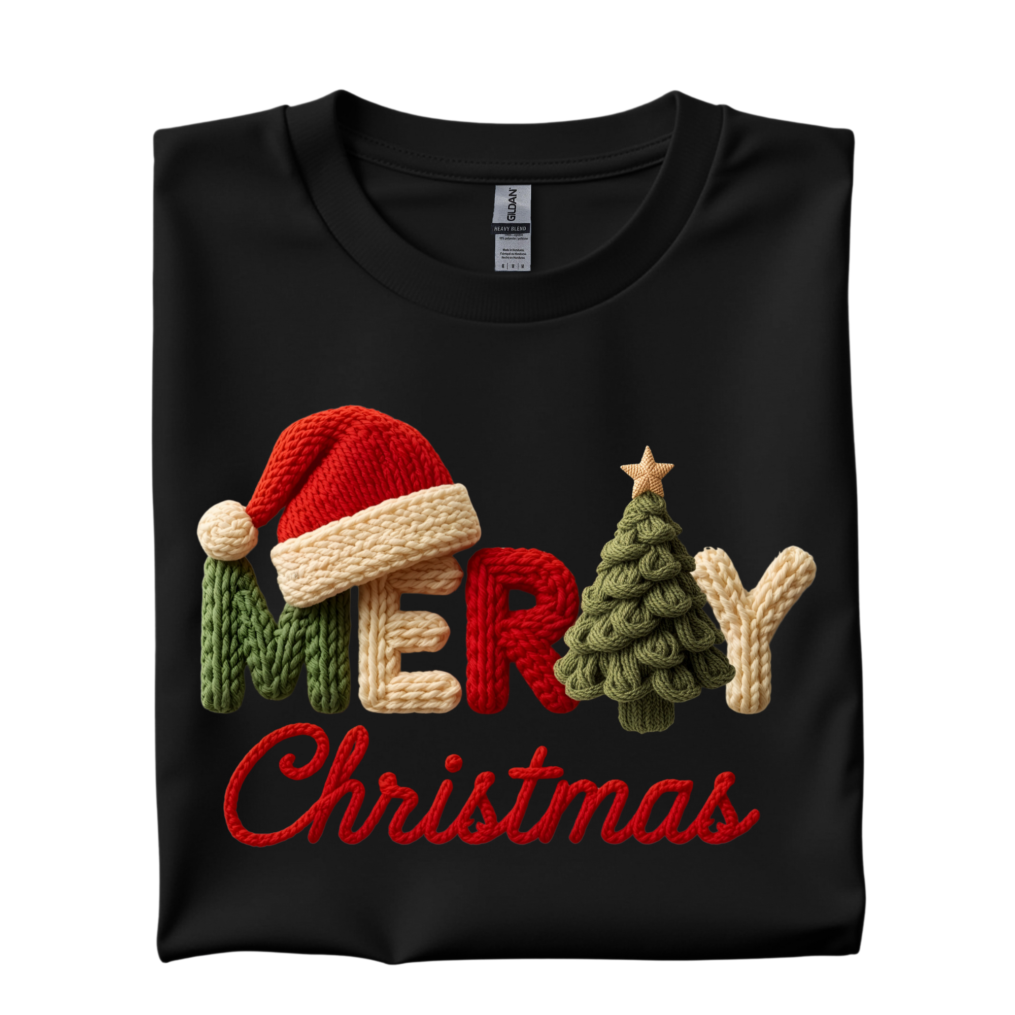 Faux Yarn Merry Christmas