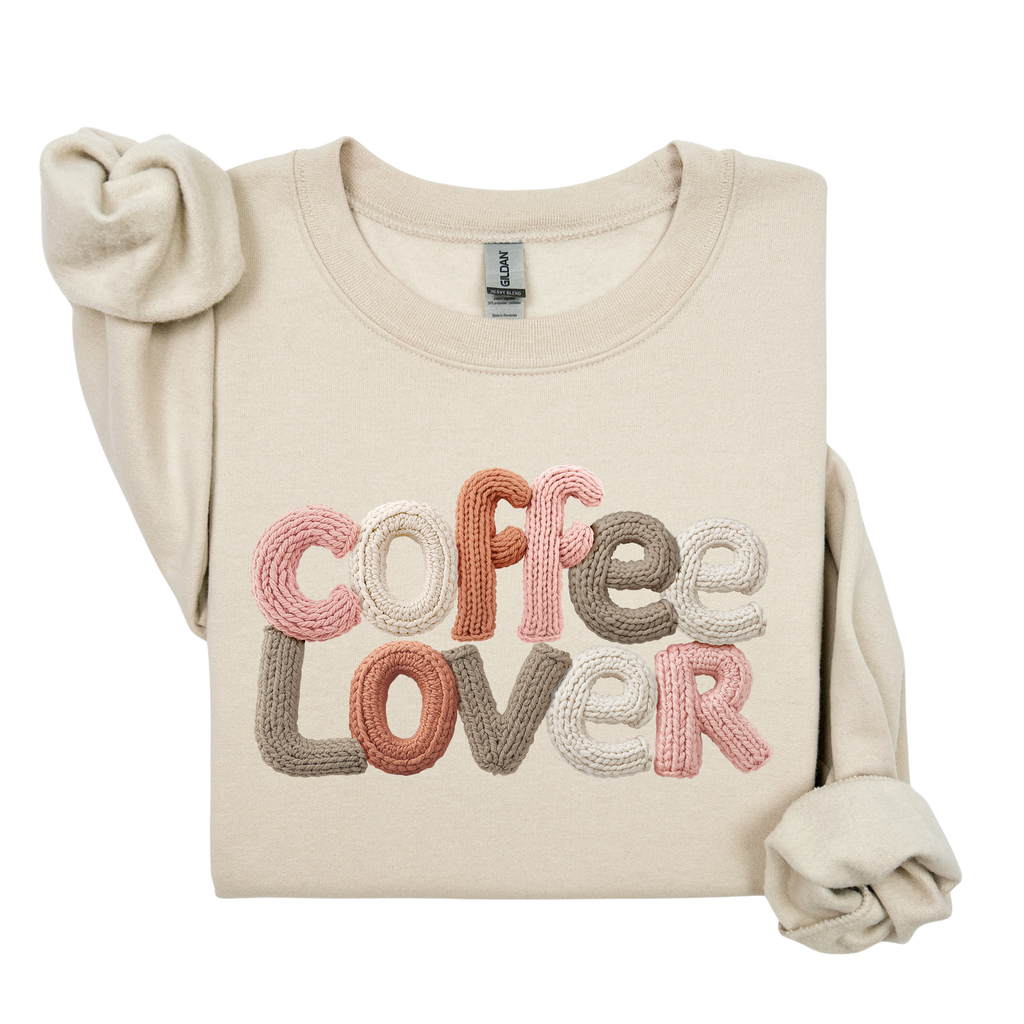 Faux Yarn Coffee Lover