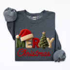 Faux Yarn Merry Christmas