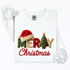 Faux Yarn Merry Christmas