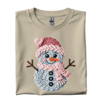 Faux Yarn Snowman