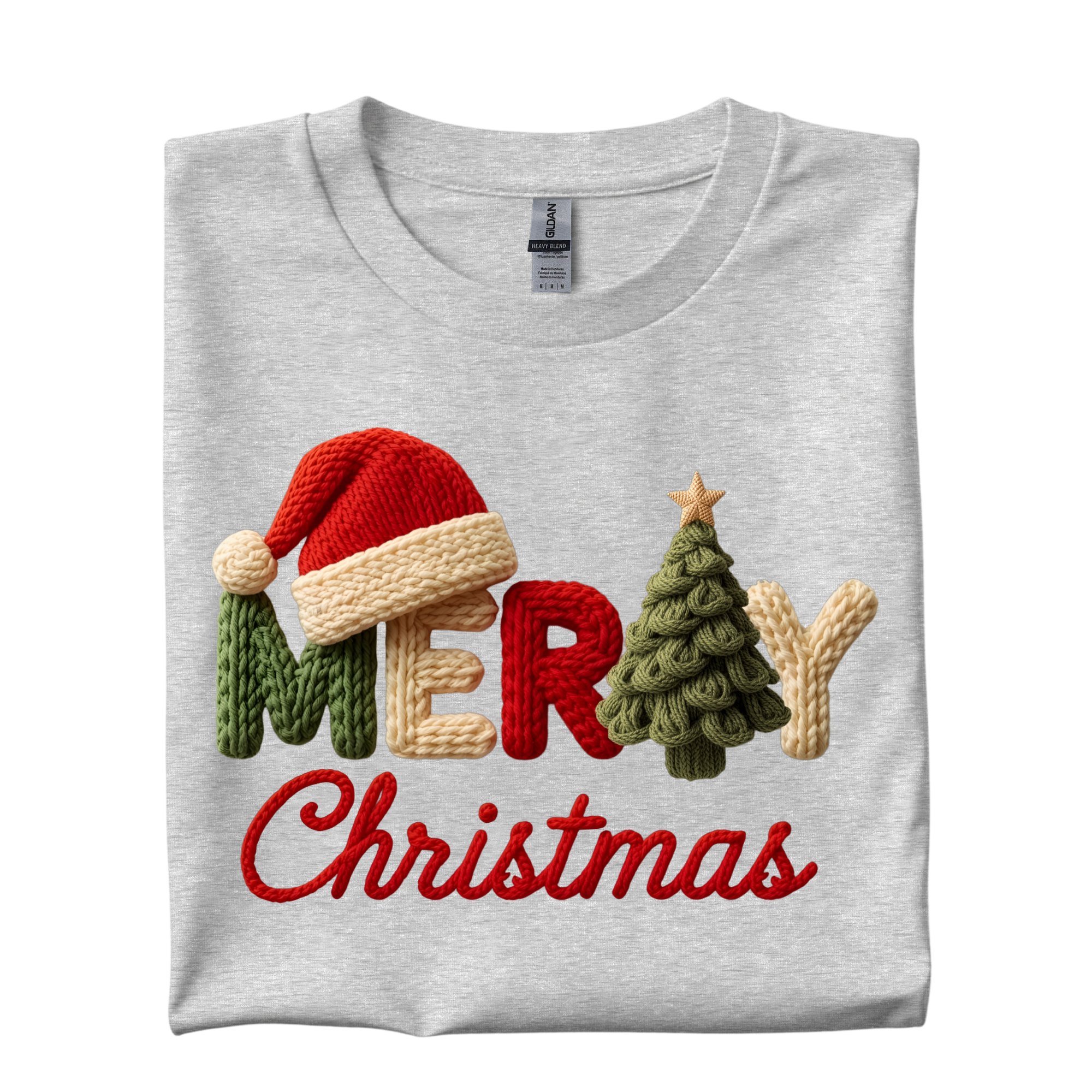 Faux Yarn Merry Christmas